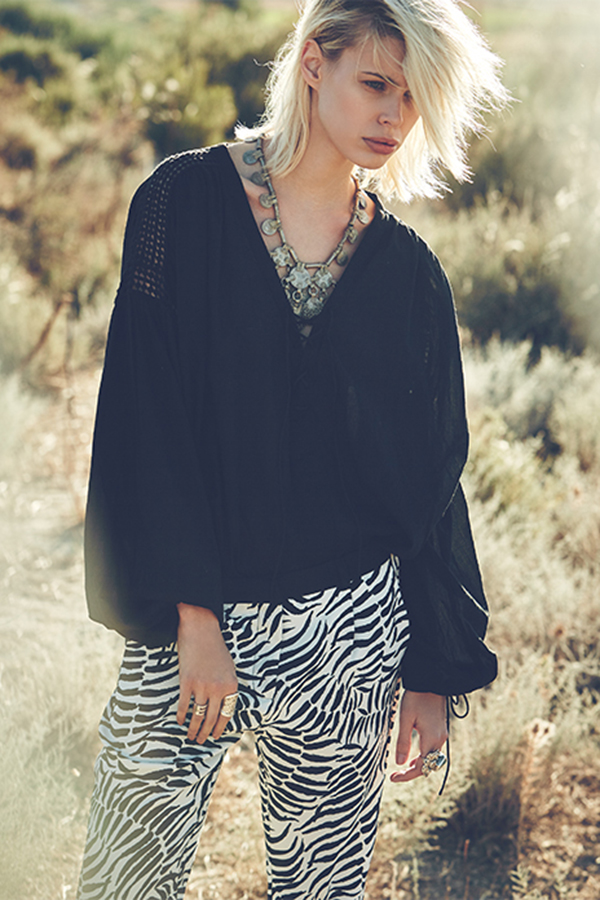 my Sunday Morning - Rampling Blouse Black - 5