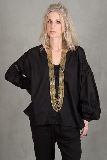 my Sunday Morning - Rampling Blouse Black