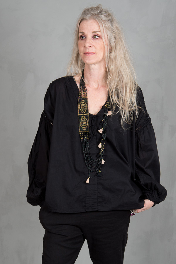 my Sunday Morning - Rampling Blouse Black - 4