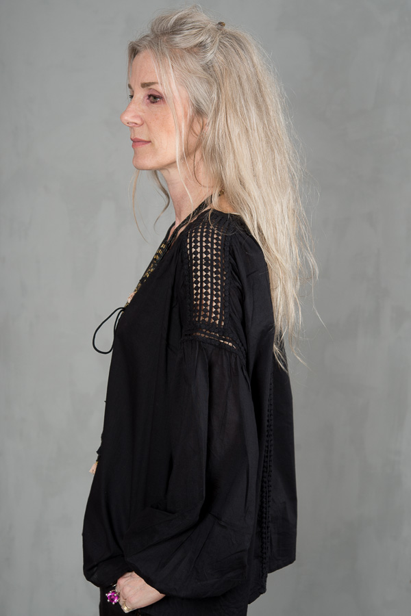 my Sunday Morning - Rampling Blouse Black - 2