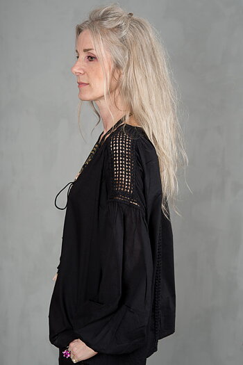 my Sunday Morning - Rampling Blouse Black