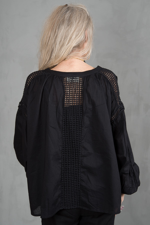 my Sunday Morning - Rampling Blouse Black - 3
