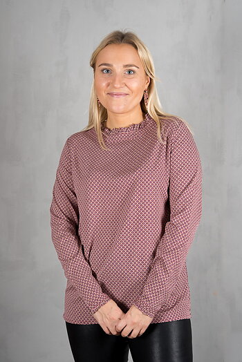 Plus Fine - Momo Blouse Burgundy