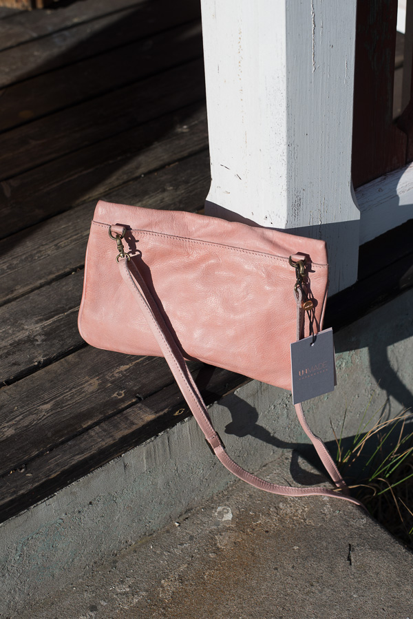 Unmade - Knit Leather Crossbody  Powder - 5