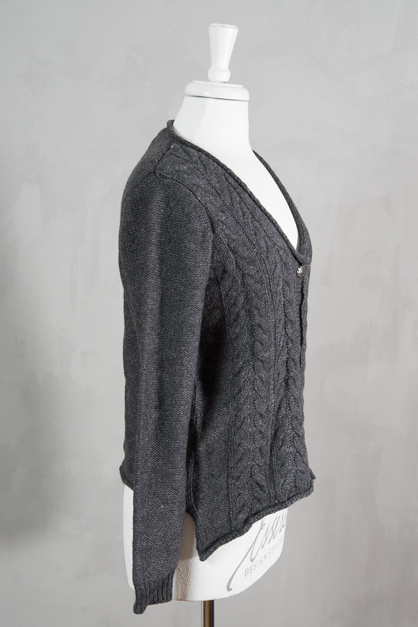 Pulz - Aurora Cardigan Grey Melange - 3