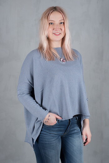 Tif Tiffy - Amelia Blouse Dusty Blue