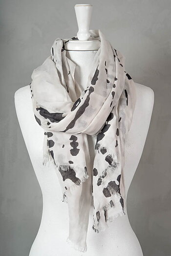 Culture - Phillis Scarf Gardenia Black