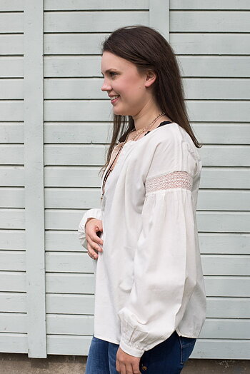 my Sunday Morning - Totem Blouse Off White
