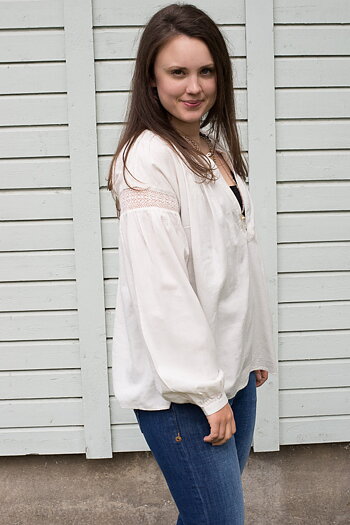 my Sunday Morning - Totem Blouse Off White