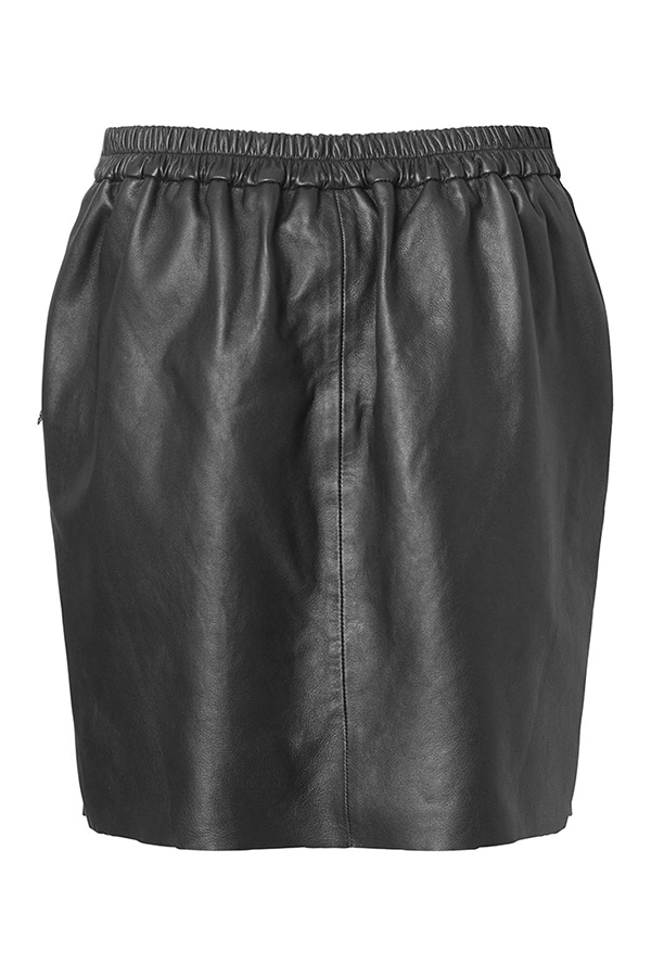 Plus Fine - Alexa Leather Skirt  - 2