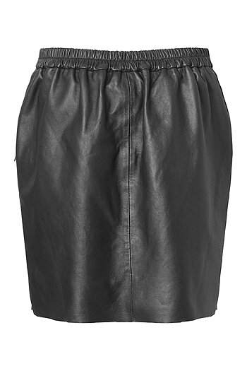 Plus Fine - Alexa Leather Skirt 