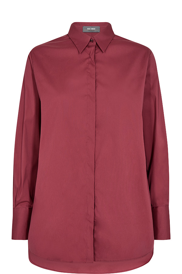 Mos Mosh - Enola Shirt Oxblood Red - 2