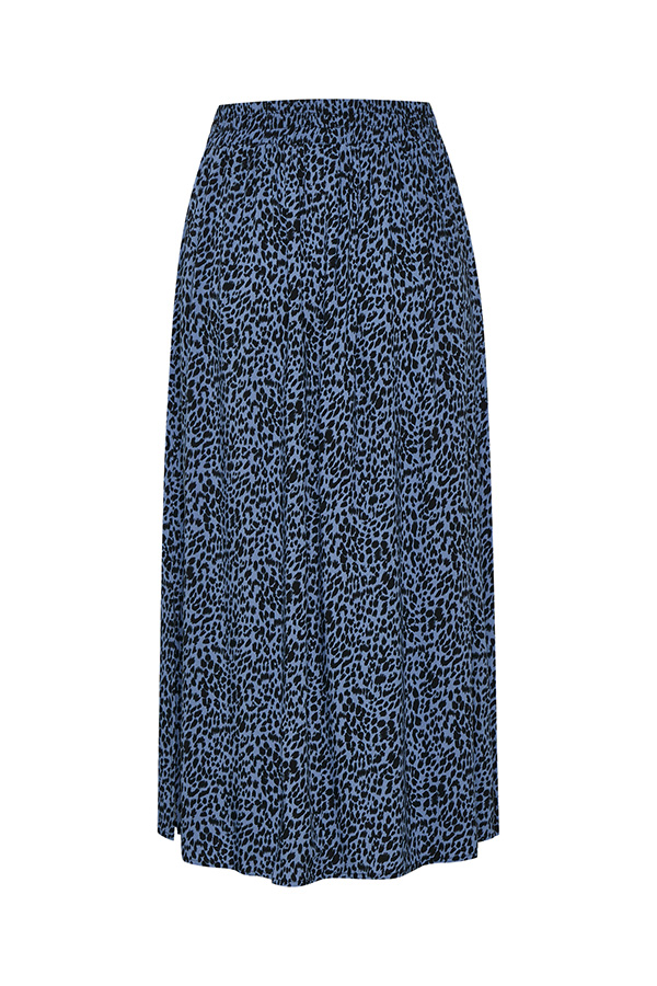 Kaffe - Barbara Skirt Quiet Harbour / Black Animal - 3