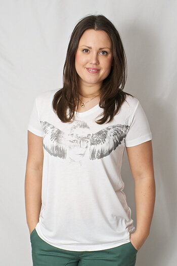 Pulz Jeans - Loba cap T-shirt Optical White 