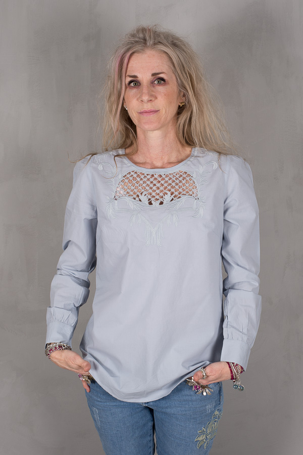 Culture - Mason Blouse Key West Blue