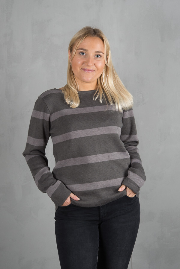 Pulz - Lori Knitted Blouse Magnet / Grey Cave - 3