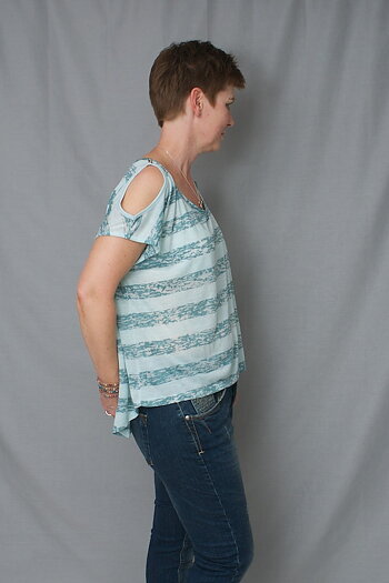 Culture - Bellasky Blouse Aqua Combo 