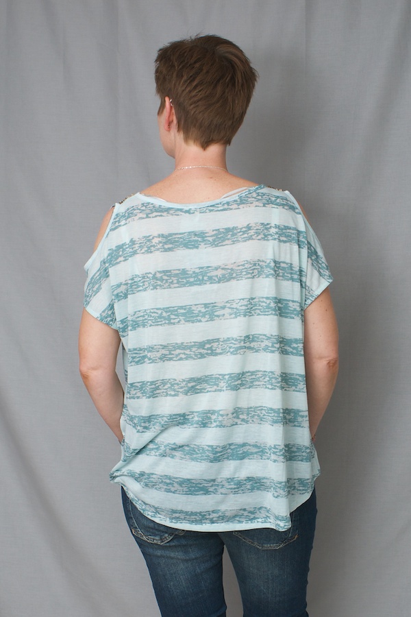 Culture - Bellasky Blouse Aqua Combo  - 3