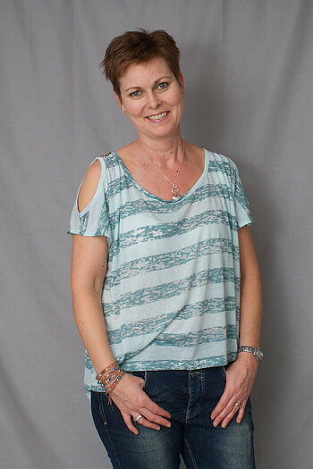 Culture - Bellasky Blouse Aqua Combo 