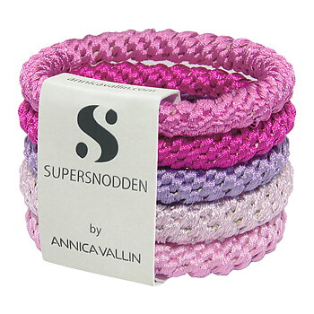 Annica Vallin - Supersnodden  5-pack Pink / Cerice /Lavendel
