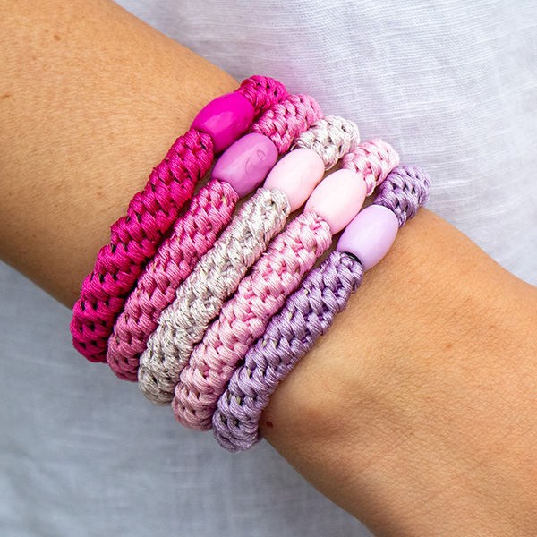 Annica Vallin - Supersnodden  5-pack Pink / Cerice /Lavendel