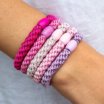 Annica Vallin - Supersnodden  5-pack Pink / Cerice /Lavendel