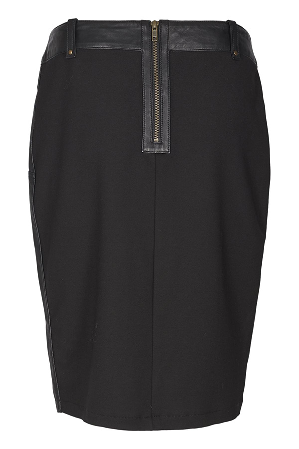 Culture - Aia Leather Skirt - 2