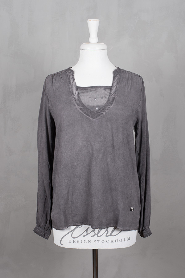 Pieszak - Zen Sequin Shirt Castlerock Grey