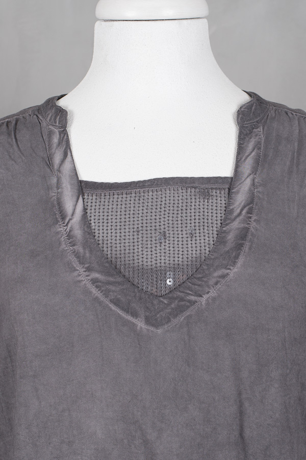 Pieszak - Zen Sequin Shirt Castlerock Grey - 3