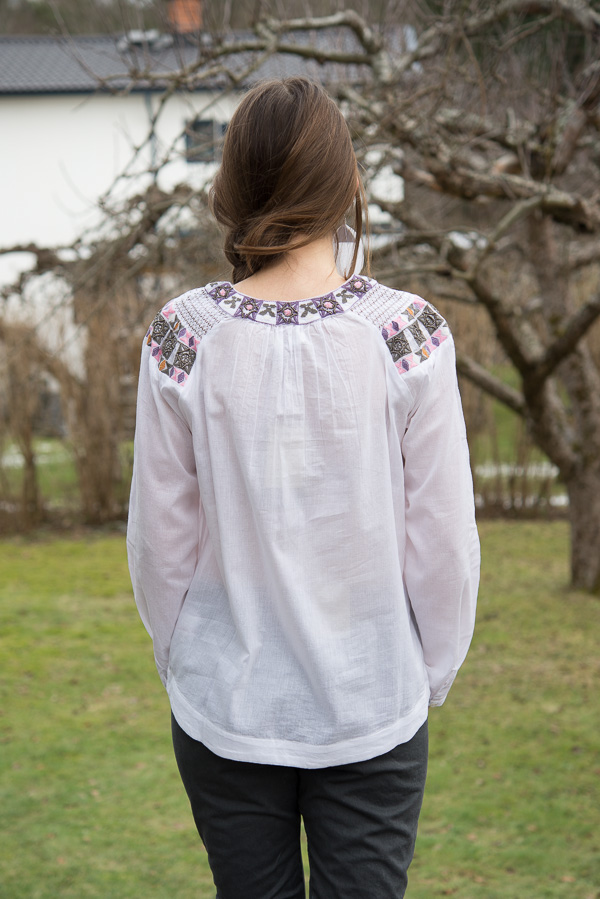 Monrow - Angelina Blouse White / Mauve - 6