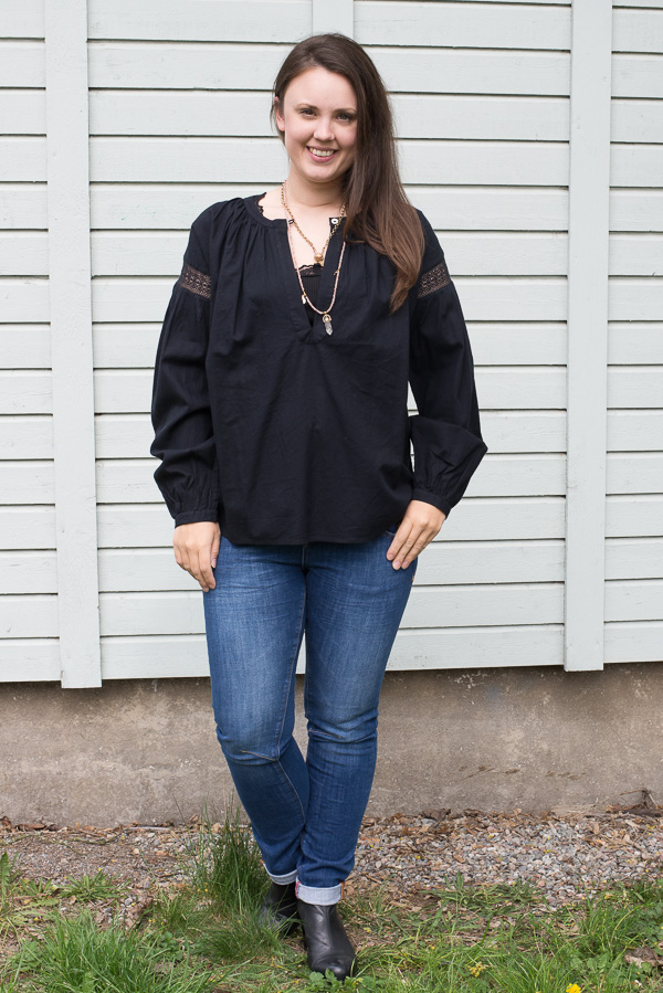 my Sunday Morning - Totem Blouse Black - 5