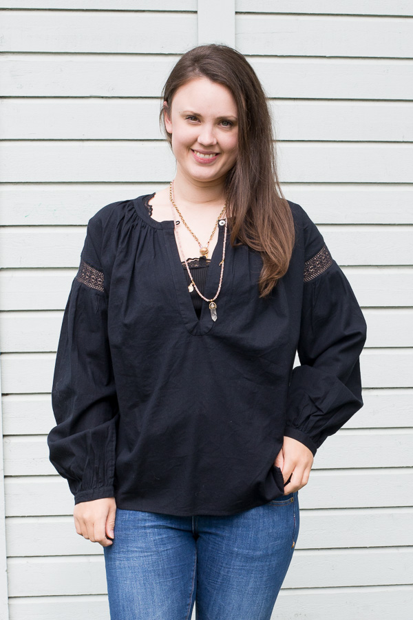 my Sunday Morning - Totem Blouse Black - 4
