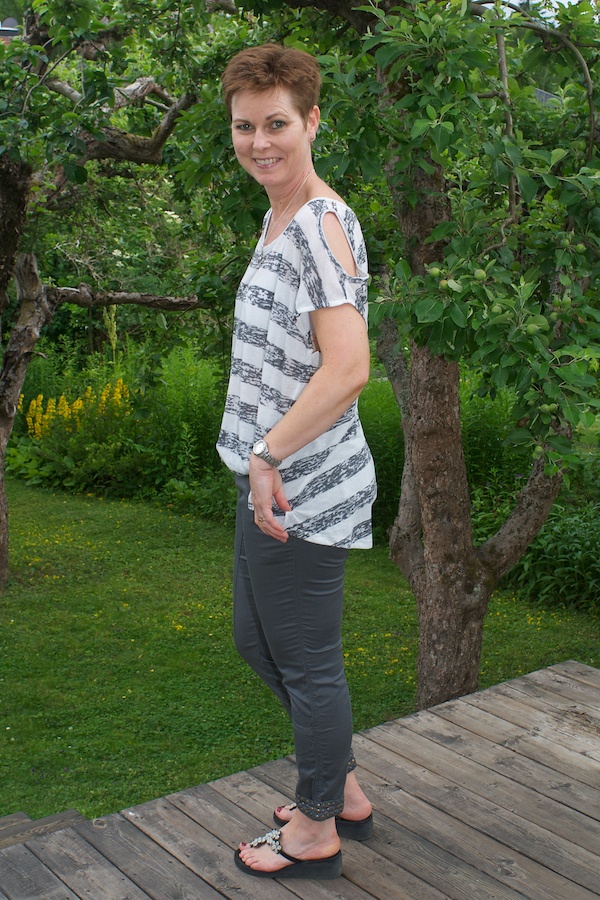 Culture - Bellasky Blouse Grey Combo 