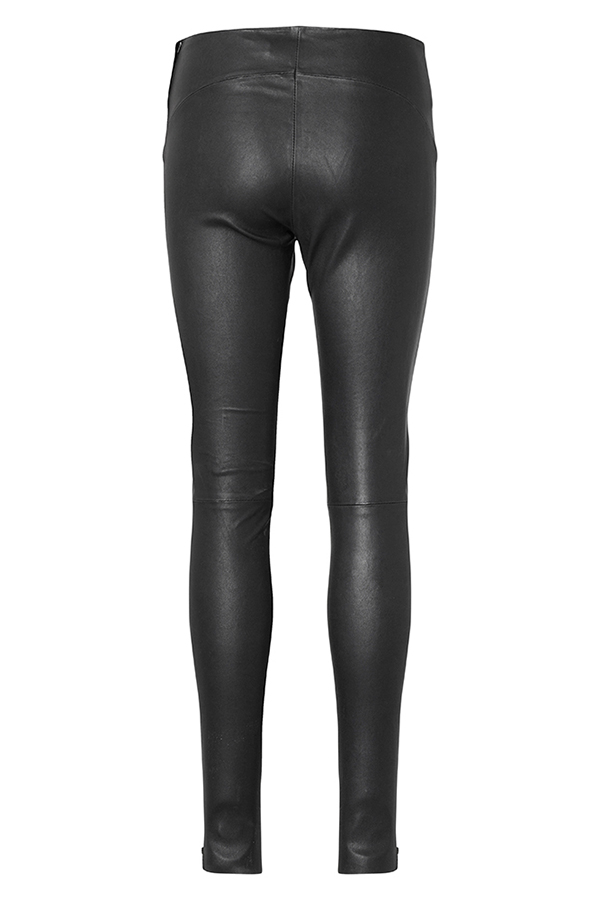 Plus Fine - Amy Leather Leggings Black - 8