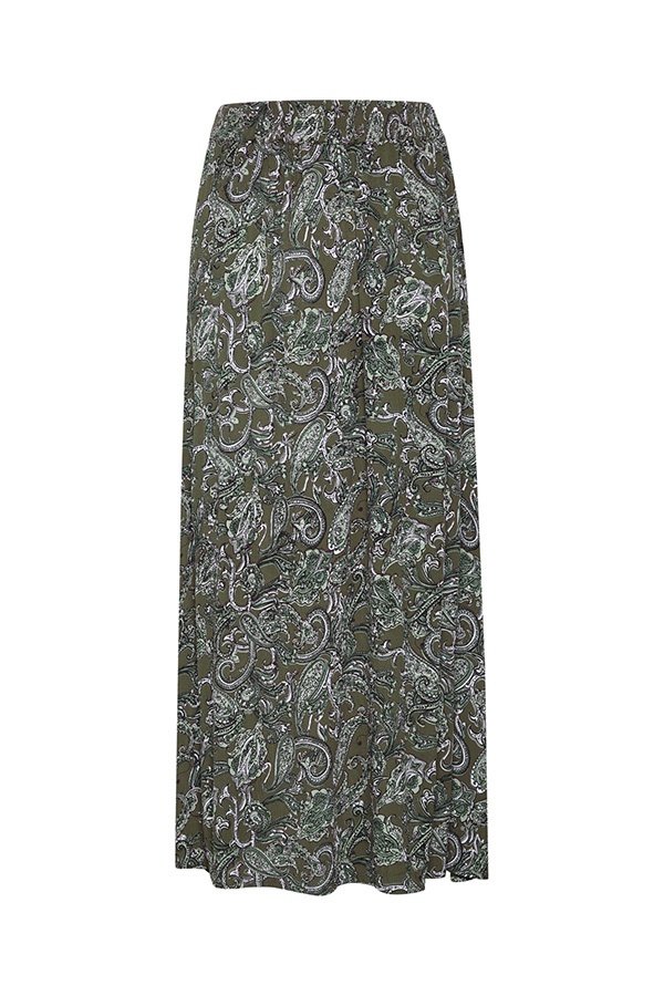 Kaffe - Evity Amber Skirt Green Paisley Print - 5