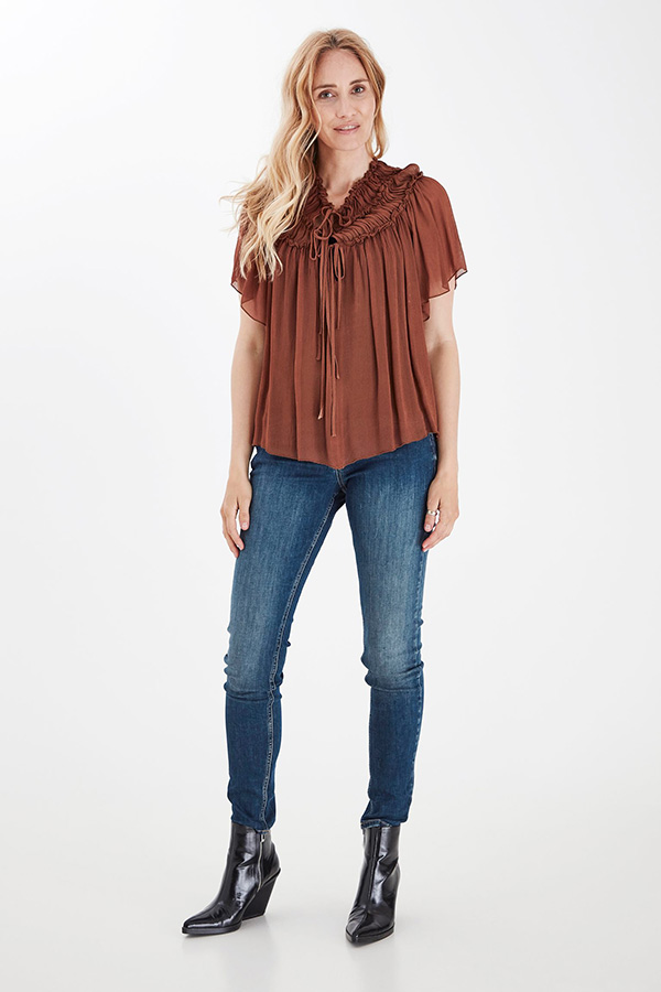 Pulz - Manja Blouse Bison - 6