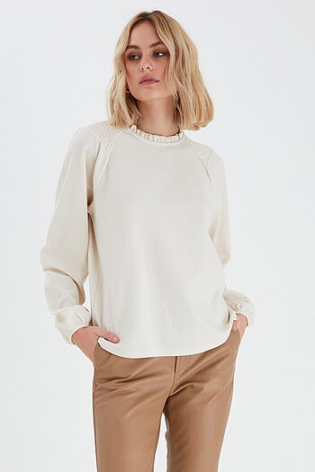 Pulz - Amra Blouse Cloud Dancer