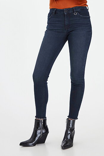 Pulz - Emma Jeans Premium Quality Dark Blue Denim