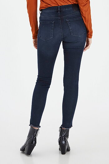 Pulz - Emma Jeans Premium Quality Dark Blue Denim