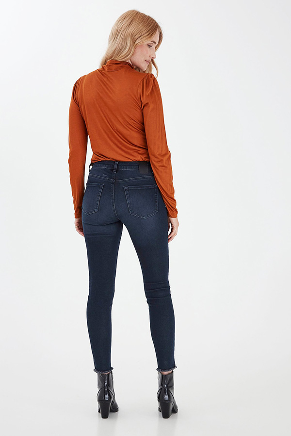 Pulz - Emma Jeans Premium Quality Dark Blue Denim - 4