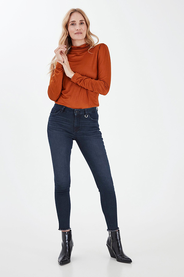 Pulz - Emma Jeans Premium Quality Dark Blue Denim - 3