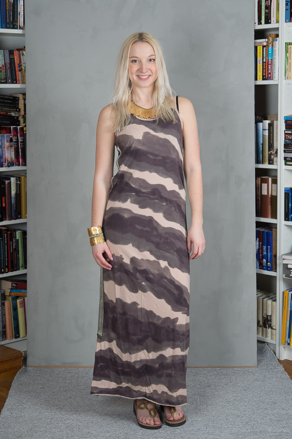 Circle of Trust - Becca Dress Fuzzy Beige