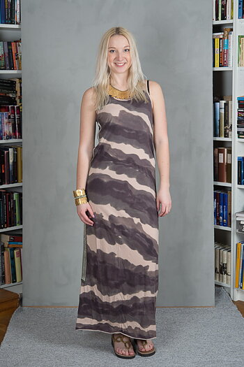 Circle of Trust - Becca Dress Fuzzy Beige