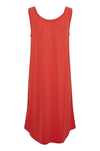Culture - Kajsa Strap Dress Fiery Red