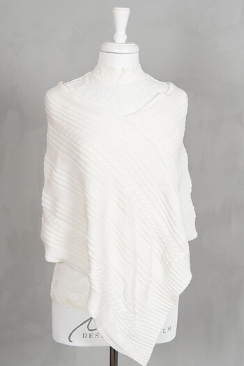 Fancy Fanny - Poncho Vilda Natur Offwhite