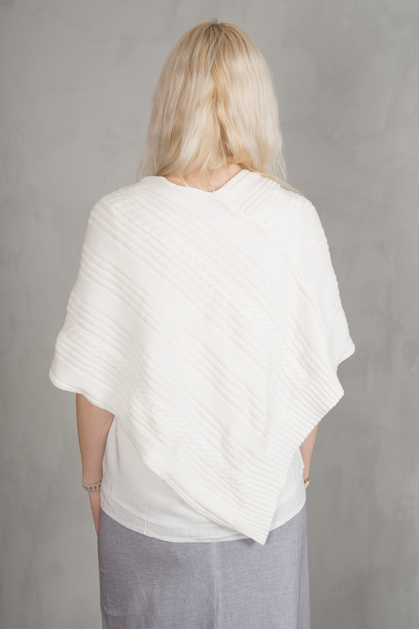Fancy Fanny - Poncho Vilda Natur Offwhite - 4