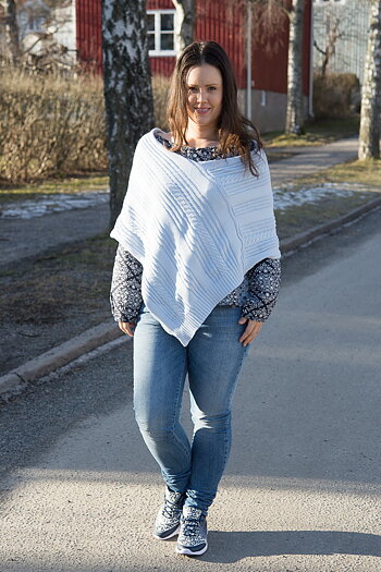 Fancy Fanny - Poncho Vilda Ljusblå