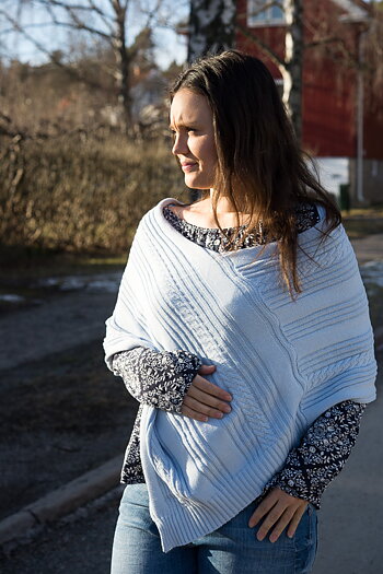 Fancy Fanny - Poncho Vilda Ljusblå