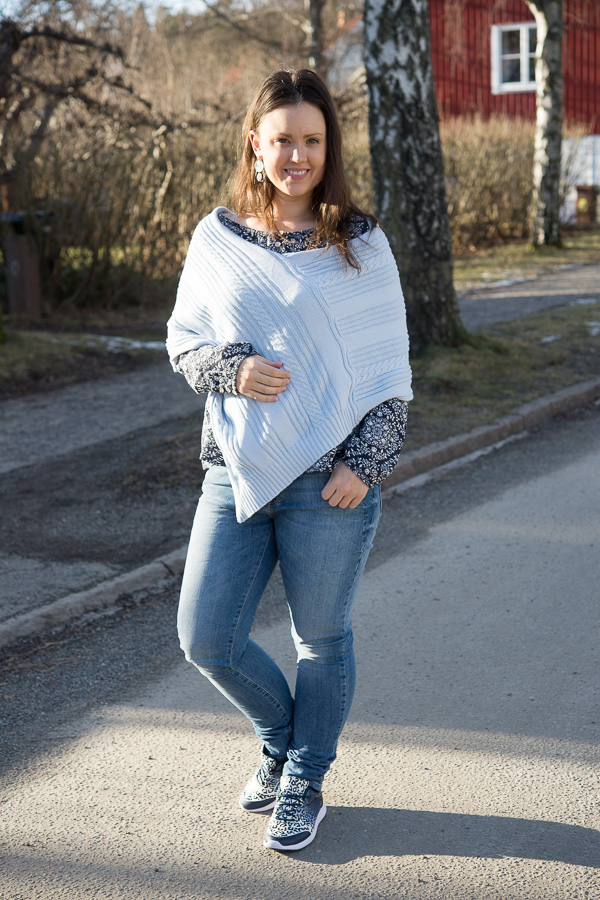 Fancy Fanny - Poncho Vilda Ljusblå - 3