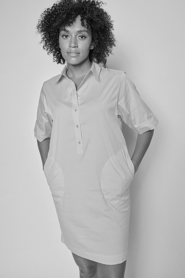 Mos Mosh - MMCarlee 3/4 Shirt Dress Black - 4